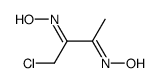 1-chlorobutane-2,3-dione dioxime structure