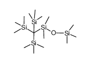 1,1,1,3,3-pentamethyl-3-(tris(trimethylsilyl)methyl)disiloxane Structure