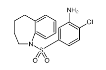 2-CHLORO-5-(2,3,4,5-TETRAHYDRO-BENZO[B]AZEPINE-1-SULFONYL)-PHENYLAMINE Structure