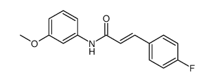 2-Propenamide, 3-(4-fluorophenyl)-N-(3-methoxyphenyl)-, (2E) Structure