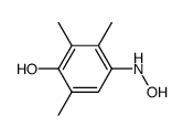 4-Hydroxyamino-2,3,6-trimethyl-phenol Structure