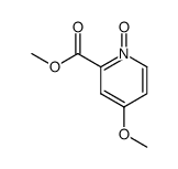 4-methoxy-2-methoxycarbonylpyridine N-oxide Structure