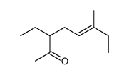 3-ethyl-6-methyloct-5-en-2-one Structure