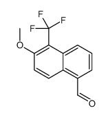 6-methoxy-5-(trifluoromethyl)naphthalene-1-carbaldehyde Structure