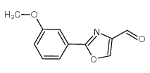 2-(3-METHOXY-PHENYL)-OXAZOLE-4-CARBALDEHYDE Structure