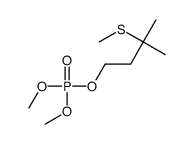 dimethyl (3-methyl-3-methylsulfanylbutyl) phosphate Structure