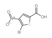 5-Bromo-4-nitrothiophene-2-carboxylic acid structure