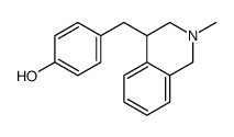 4-[(2-methyl-3,4-dihydro-1H-isoquinolin-4-yl)methyl]phenol Structure