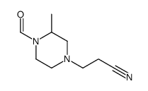 1-Piperazinecarboxaldehyde,4-(2-cyanoethyl)-2-methyl-(7CI) picture