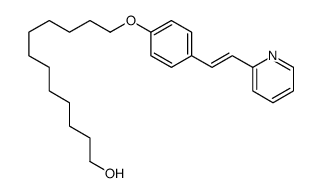 12-[4-(2-pyridin-2-ylethenyl)phenoxy]dodecan-1-ol Structure