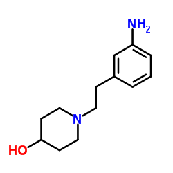 1-[2-(3-Aminophenyl)ethyl]-4-piperidinol Structure