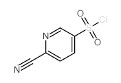 6-氰基-3-吡啶磺酰氯结构式