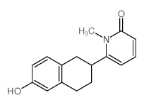 6-(6-hydroxytetralin-2-yl)-1-methyl-pyridin-2-one Structure