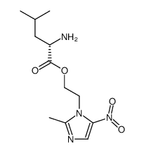 leucine ester of metronidaxole Structure