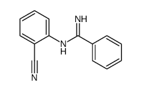 N'-(2-cyanophenyl)benzenecarboximidamide结构式