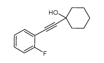 1-(2-fluorophenylethynyl)cyclohexanol Structure