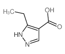 5-Ethyl-1H-pyrazole-4-carboxylic acid structure