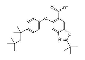 2-TERT-BUTYL-6-NITRO-5-(PARA-(1,1,3,3-TETRAMETHYLBUTYL)PHENOXY)BENZOXAZOLE picture