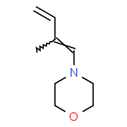 Morpholine,4-(2-methyl-1,3-butadienyl)- (7CI,8CI) Structure