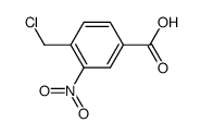 4-(Chloromethyl)-3-nitrobenzoic acid Structure