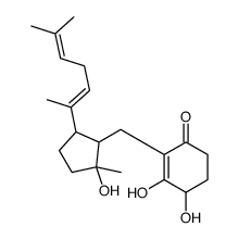 3,6-Dihydroxy-2-[[5-[1,5-dimethyl-1,4-hexadienyl]-2-hydroxy-2-methylcyclopentyl]methyl]-2-cyclohexen-1-one picture