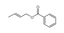 crotyl benzoate结构式