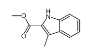 methyl 3-methyl-1H-indole-2-carboxylate结构式