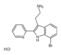 2-(7-BROMO-2-PYRIDIN-2-YL-1H-INDOL-3-YL)-ETHYLAMINE HYDROCHLORIDE图片