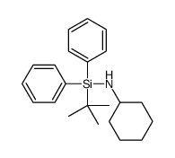 N-[tert-butyl(diphenyl)silyl]cyclohexanamine结构式