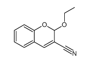 2H-1-Benzopyran-3-carbonitrile,2-ethoxy-(9CI) structure