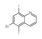 6-溴-5,8-二氟喹啉结构式