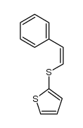 cis-1-phenyl-2-(2-thienylthio)ethene结构式