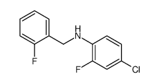 4-Chloro-2-fluoro-N-(2-fluorobenzyl)aniline图片