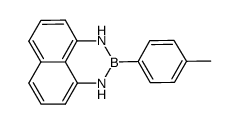 2-(4-methylphenyl)-naphtho[1,8-de][1,3,2]diazaborinine结构式