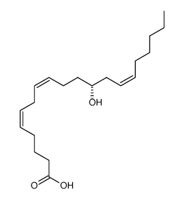 12-hydroxy-5,8,14-eicosatrienoic acid结构式