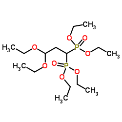 Tetraethyl (3,3-diethoxy-1,1-propanediyl)bis(phosphonate)结构式