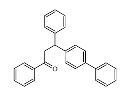 1,3-diphenyl-3-(4-phenylphenyl)propan-1-one结构式