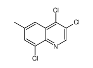 6-Methyl-3,4,8-trichloroquinoline Structure