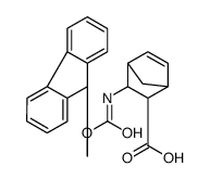 3-(endo-9-Fluorenylmethoxycarbonylamino)bicyclo[2.2.1]hept-5-ene-2-endo-carboxylic acid结构式