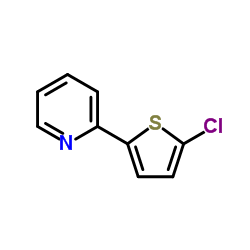 2-(5-Chlorothiophen-2-yl)pyridine structure