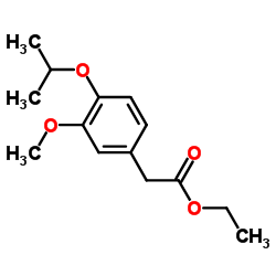 Ethyl (4-isopropoxy-3-methoxyphenyl)acetate structure