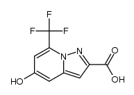 5-hydroxy-7-(trifluoromethyl)pyrazolo[1,5-a]pyridine-2-carboxylic acid结构式