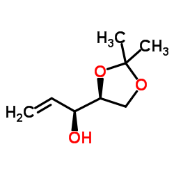 L-threo-Pent-1-enitol,1,2-dideoxy-4,5-O-(1-Methylethylidene)- structure