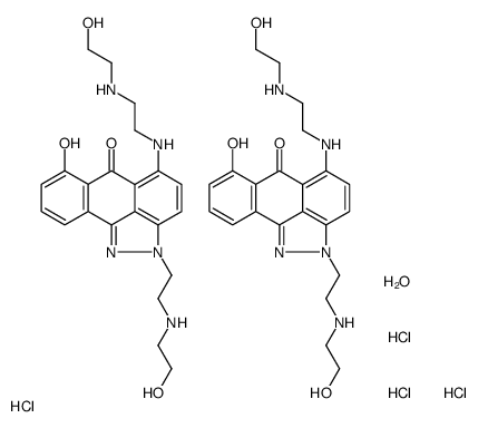 Losoxantrone hydrochloride [USAN]结构式