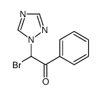 2-bromo-1-phenyl-2-(1,2,4-triazol-1-yl)ethanone结构式