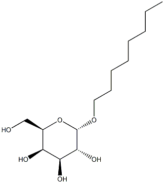 辛基 ALPHA-D-吡喃半乳糖苷结构式