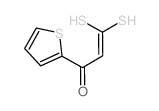 2-Propen-1-one,3,3-dimercapto-1-(2-thienyl)-结构式