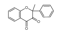 2-methyl-2-phenyl-2,3-dihydrobenzopyran-3,4-dione Structure