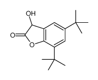 5,7-ditert-butyl-3-hydroxy-3H-1-benzofuran-2-one Structure