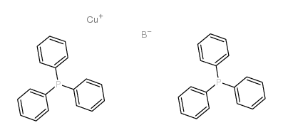 Bis-(triphenylphosphino)-cuprous borohydride structure